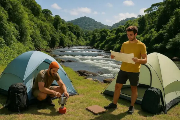 Da Praia à Montanha: o Caminho do Camping Leve no Estilo Nômade Digital